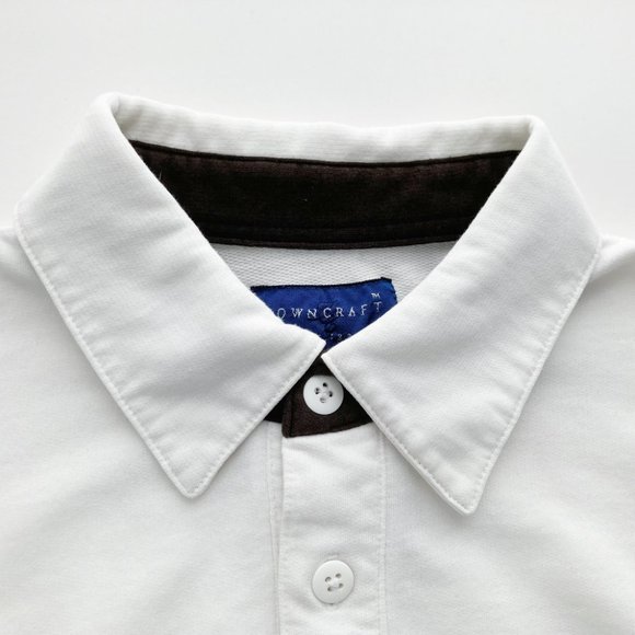 Vintage 80s TownCraft Colorblock Polo Shirt - Picture 8 of 9